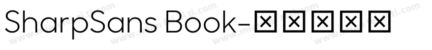 SharpSans Book字体转换
